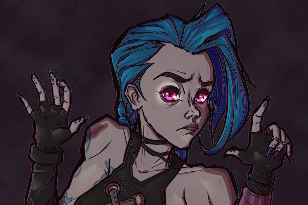 Jinx Fanart, 2024 Jinx Fanart, 2024